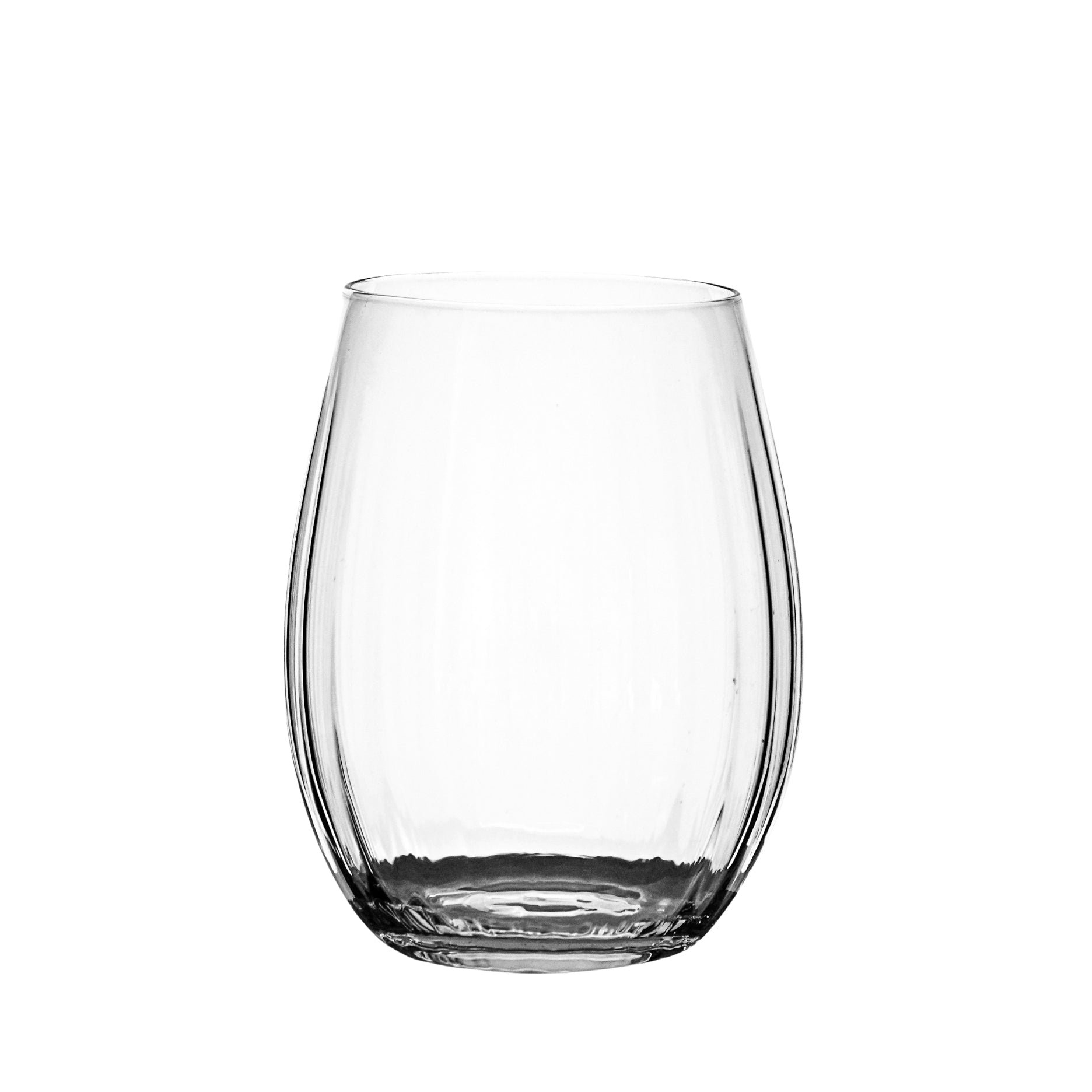 Rille drikkeglas 2 stk